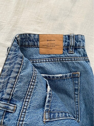 38 Beden mavi Renk Mom jean