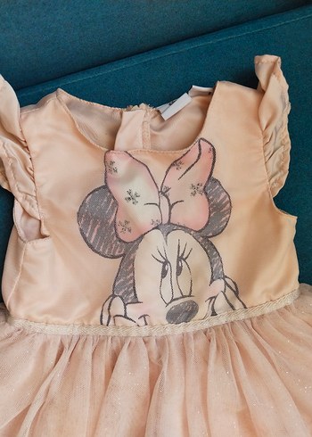 Walt Disney World Pembe Kız Çocuk Fırfırlı Elbise