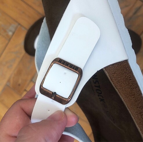 39 Beden beyaz Renk Birkenstock terlik 39 numara