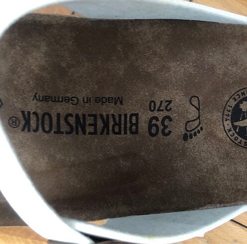 39 Beden Birkenstock terlik 39 numara