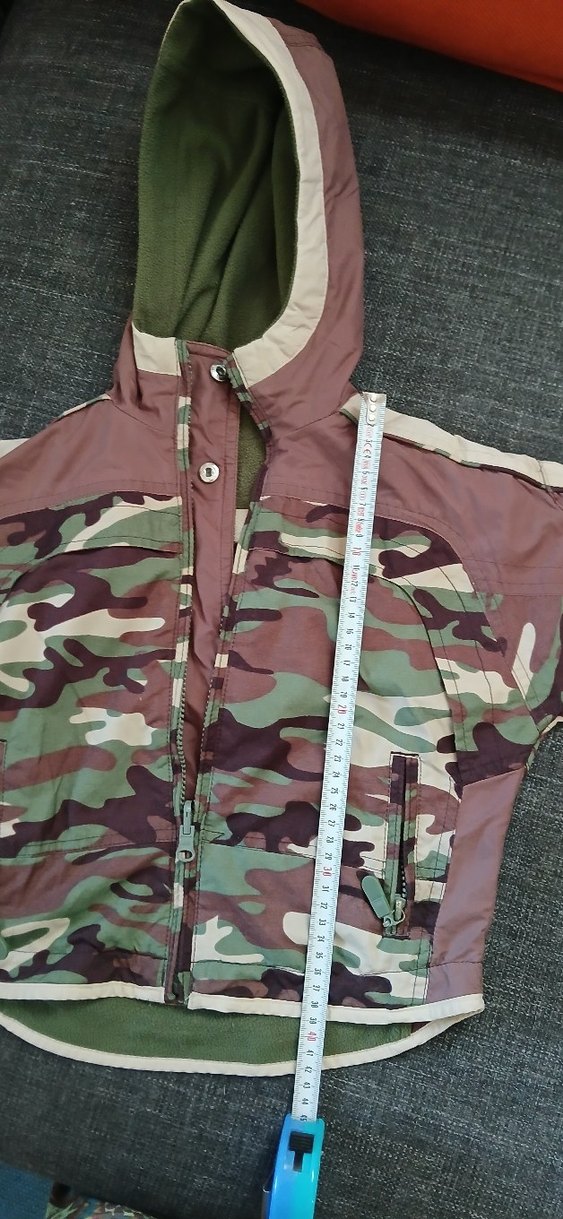 Erkek Çocuk Kamuflaj Desenli Kapüşonlu Mont - Görsel 5