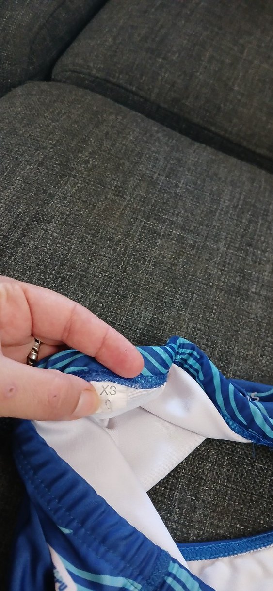 Erkek Mavi Baskılı Fermuarlı Yüzme Üstü - Görsel 4