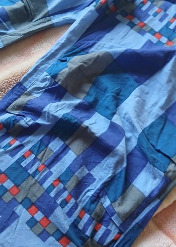 T-box Erkek Mavi Desenli Bol Kesim Pijama - Görsel 3