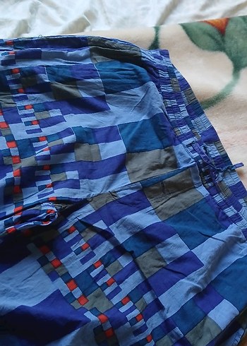 T-box Erkek Mavi Desenli Bol Kesim Pijama - Görsel 2