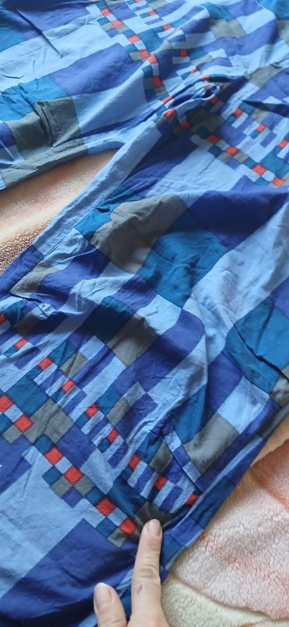 T-box Erkek Mavi Desenli Bol Kesim Pijama - Görsel 3