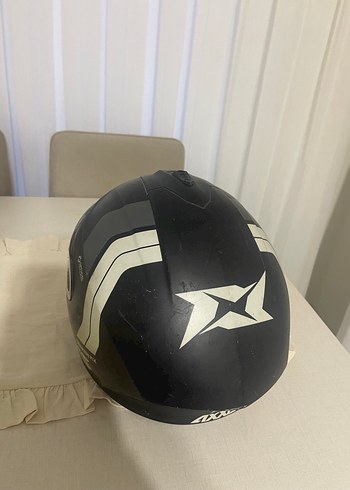 Siyah Axxis Baskılı Kask - Görsel 5