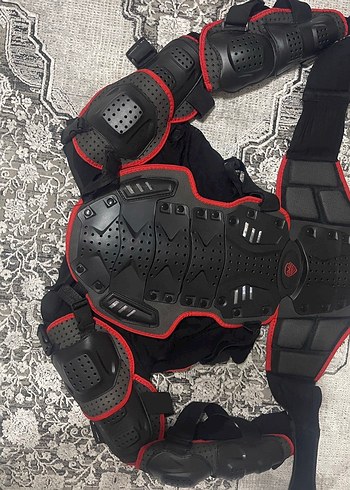 Siyah Desenli Motosiklet zırhı - Görsel 2