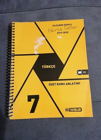 7.Sınıf Soru Bankası Etkinlik Defteri Hız Yayınları 
