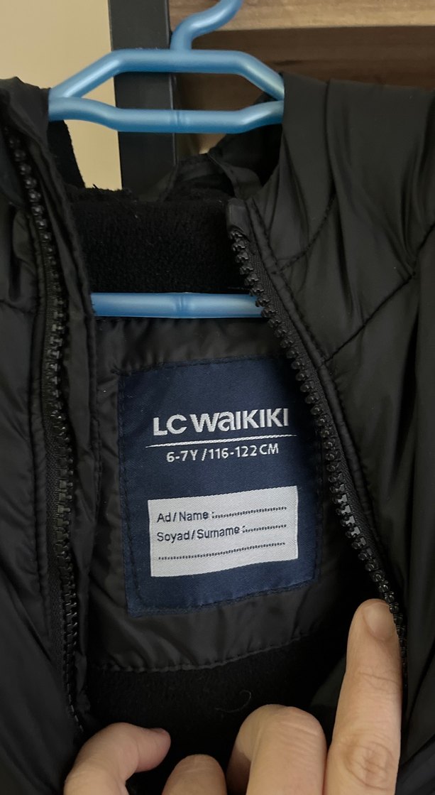 Erkek çocuk Siyah Fermuarlı Midi Mont - Görsel 3