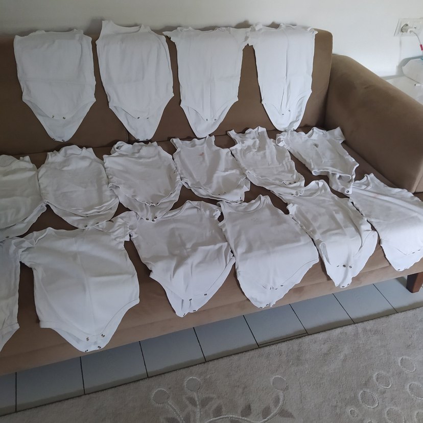 Beyaz Pamuklu Erkek Bebek Kolsuz Body - Görsel 2