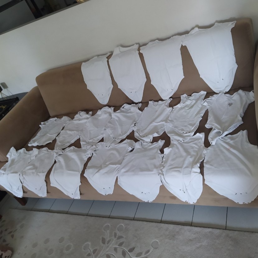 Beyaz Pamuklu Erkek Bebek Kolsuz Body - Görsel 4