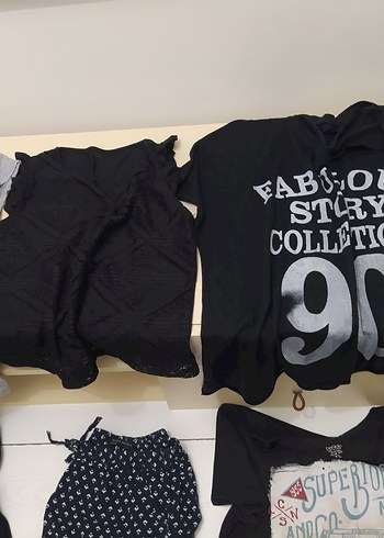 Pembe Karışık Renkli Bağlama Desenli Hamile Tişörtü - Görsel 2