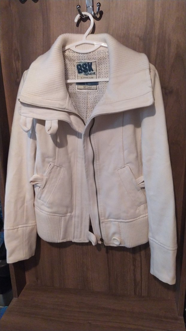 Bej Süet Midi Kadın Kaban - Görsel 3