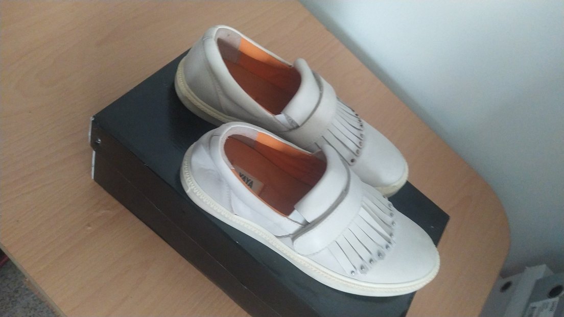 Kırmızı fiyatı farklı Deri Kadın Dolgu Topuk Ayakkabı - Görsel 2