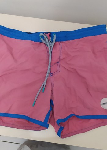 Siyah Midi Hamile Şortu - Görsel 3