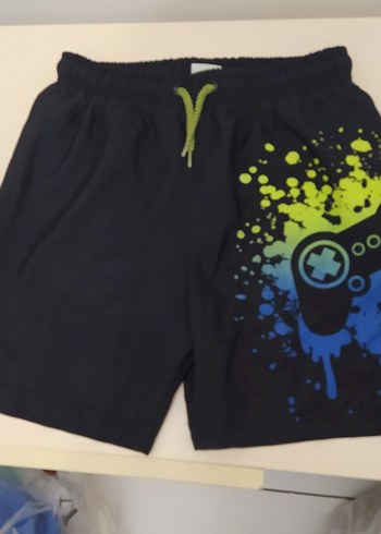 Siyah Midi Hamile Şortu - Görsel 16