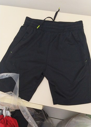 Siyah Midi Hamile Şortu - Görsel 20