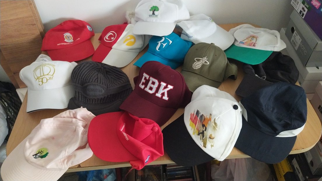 Renkli EBK Nakışlı Erkek Şapka - Görsel 2