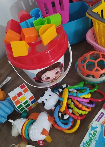 Beden Renk Renkli Plastik Oyuncak Alışveriş Arabası