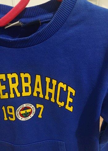 Fenerbahçe 1907 Baskılı Erkek Sweatshirt - Görsel 7
