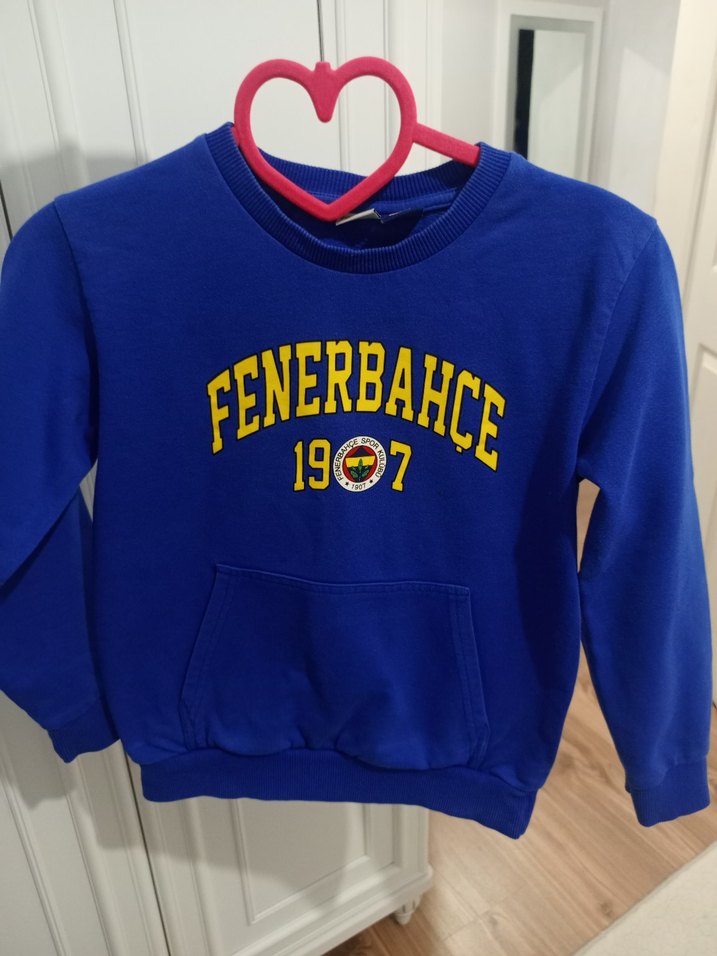 Fenerbahçe 1907 Baskılı Erkek Sweatshirt - Görsel 4