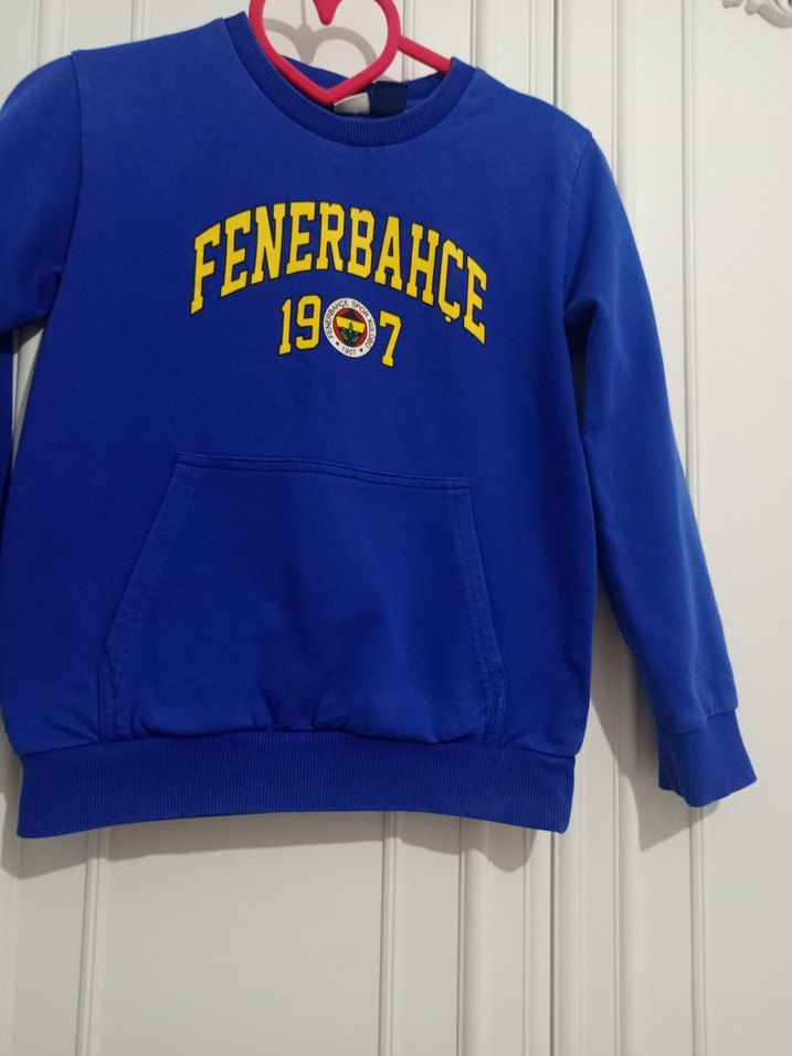 Fenerbahçe 1907 Baskılı Erkek Sweatshirt - Görsel 5