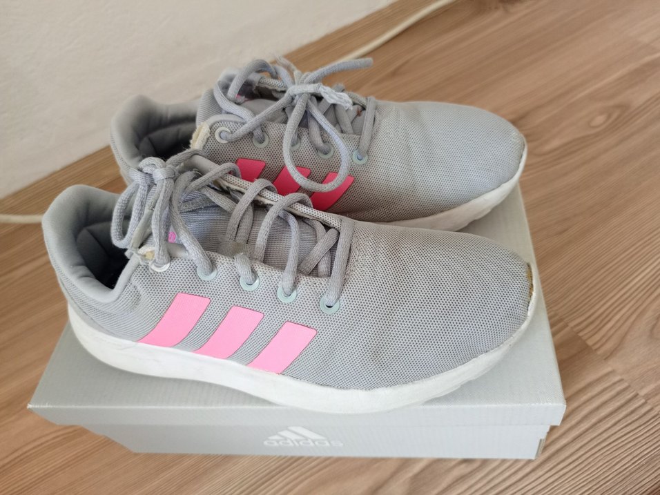 Gri Bağcıklı Kadın Spor Ayakkabı - Görsel 5