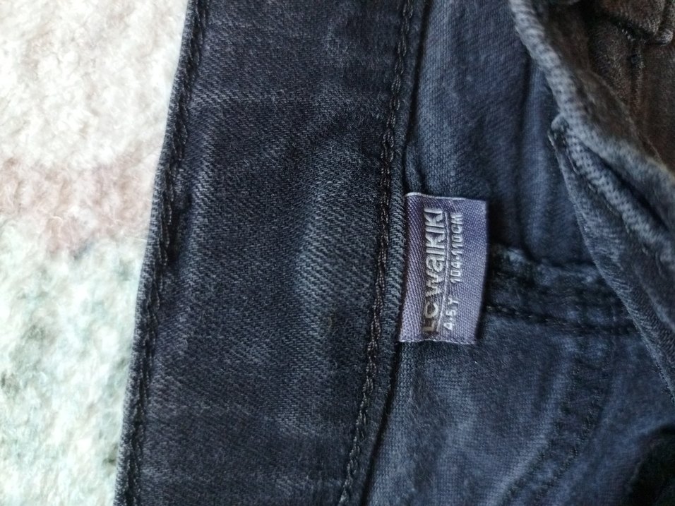 Siyah Regular Fit Midi Kadın Kot Pantolon - Görsel 5