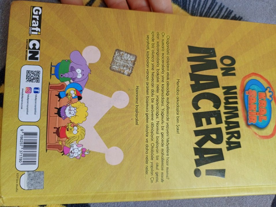 On Numara Macera Çocuk Kitabı kral şakır - Görsel 3