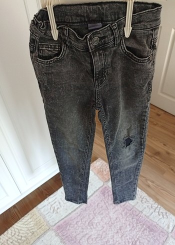 Erkek Çocuk Gri Denim Pantolon - Görsel 5