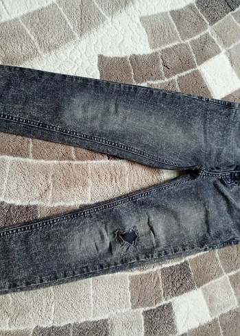 Erkek Çocuk Gri Denim Pantolon - Görsel 3