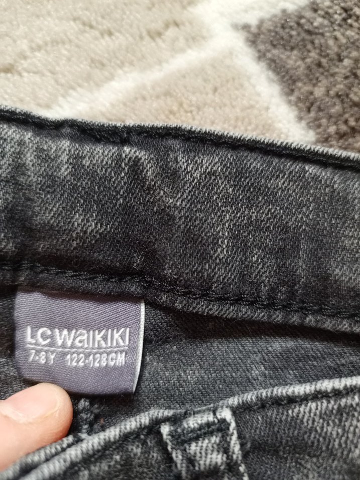 Erkek Çocuk Gri Denim Pantolon - Görsel 4