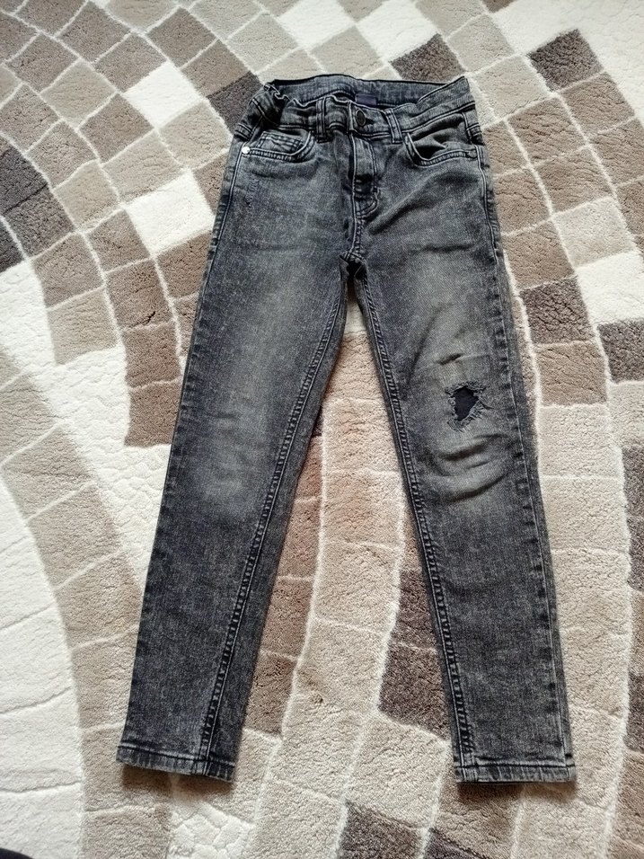 Erkek Çocuk Gri Denim Pantolon - Görsel 2