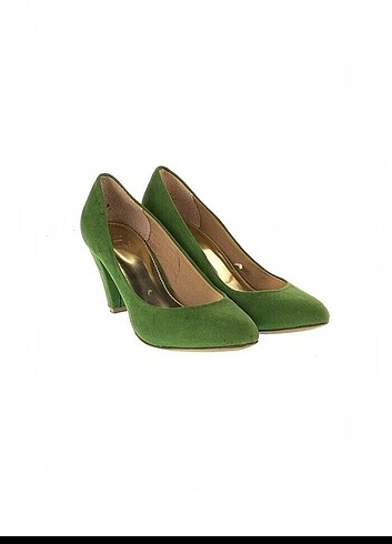 37 Beden yeşil Renk Zara süet ayakkabı