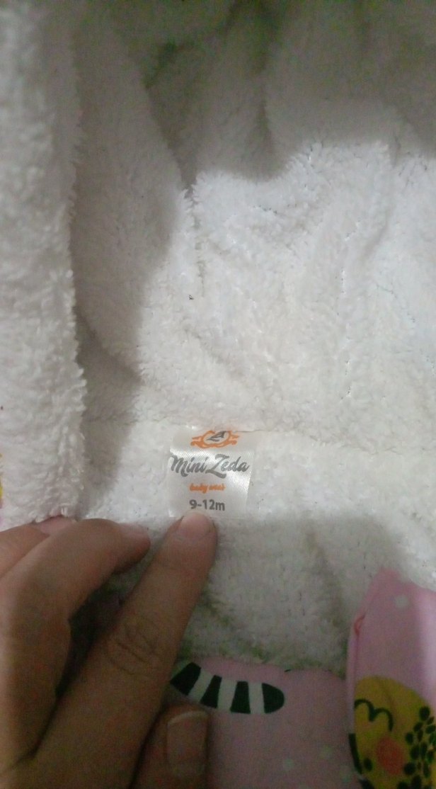 Kapüşonlu Pembe Desenli Kız Bebek Tulumu - Görsel 2