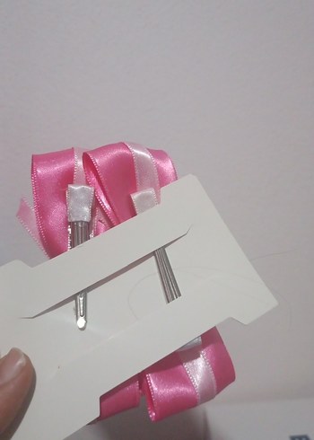 Pembe Fiyonklu Çocuk Toka Seti - Görsel 2