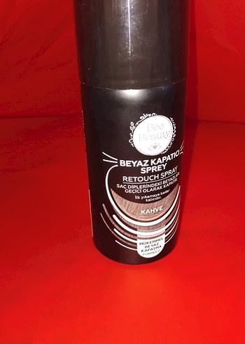 Kahve Renkli Beyaz Kapatıcı Sprey - Görsel 5