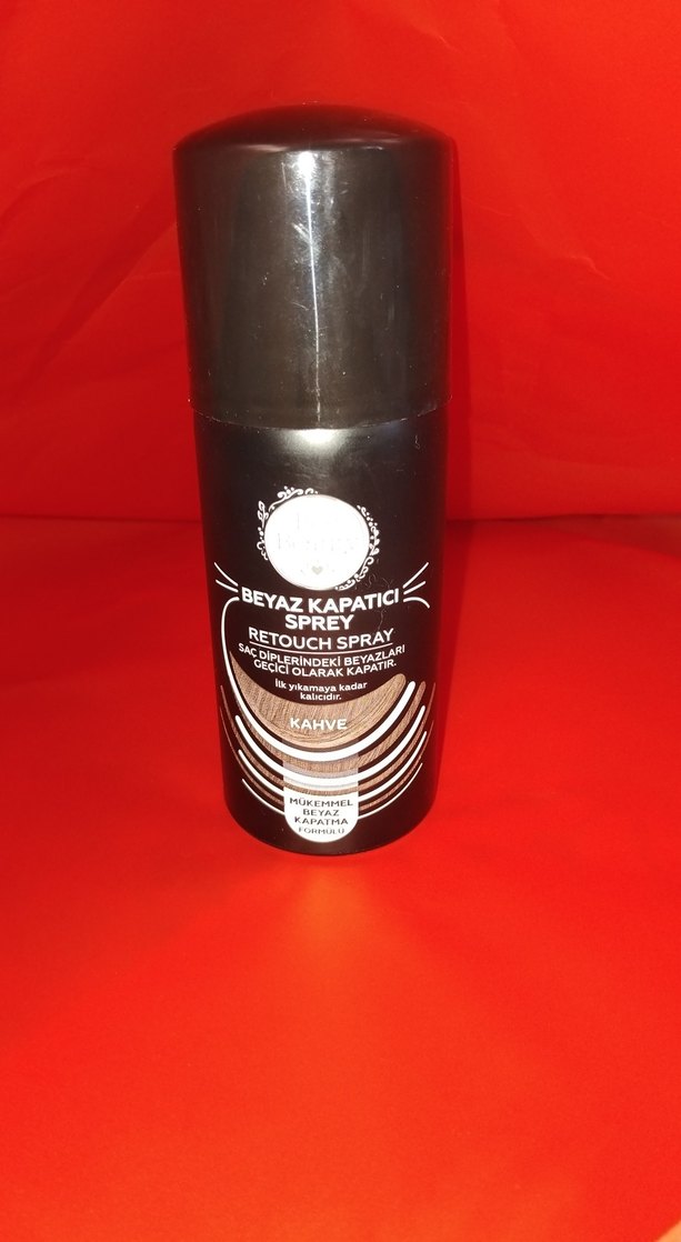 Kahve Renkli Beyaz Kapatıcı Sprey - Görsel 2