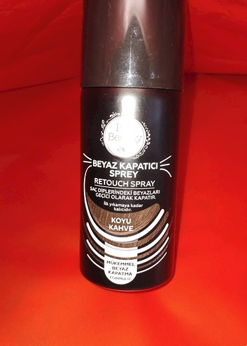 Bee Beauty Koyu Kahve Beyaz Kapatıcı Sprey - Görsel 3