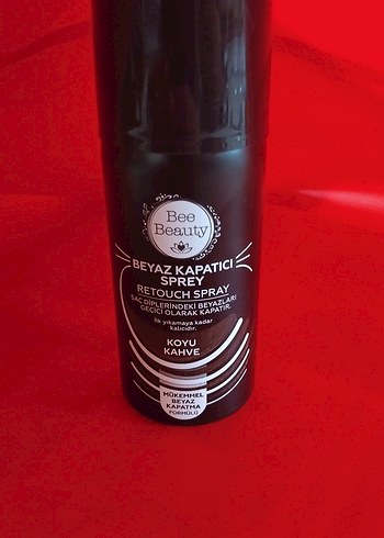Bee Beauty Koyu Kahve Beyaz Kapatıcı Sprey - Görsel 2