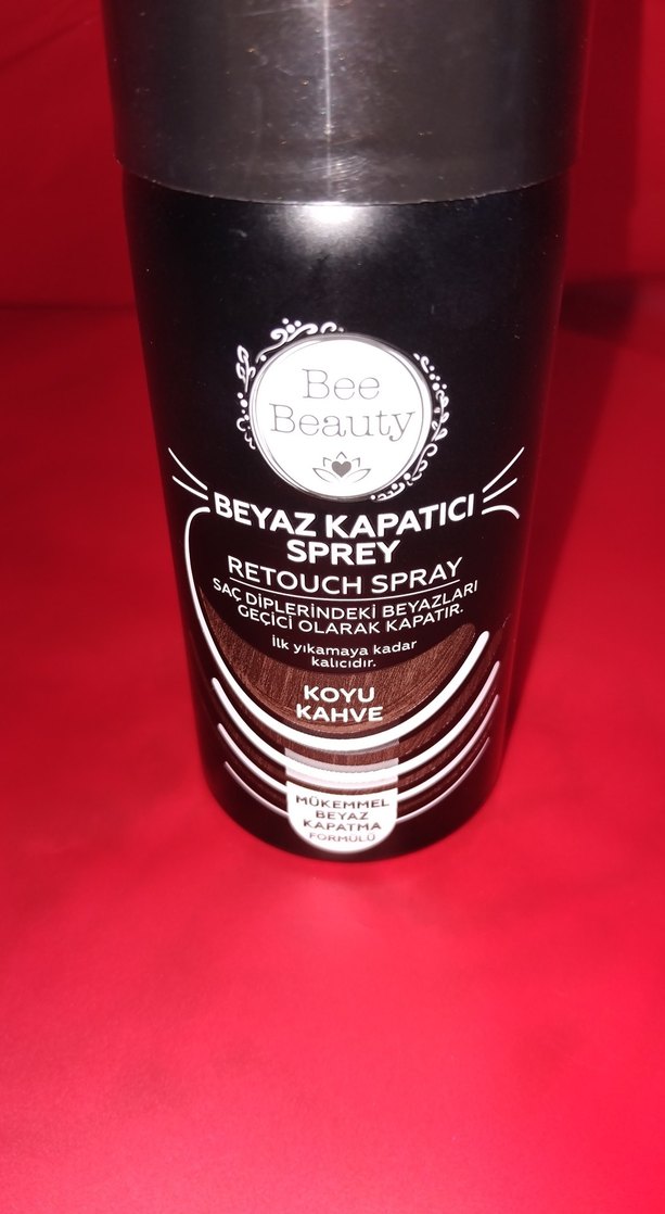 Bee Beauty Koyu Kahve Beyaz Kapatıcı Sprey - Görsel 4