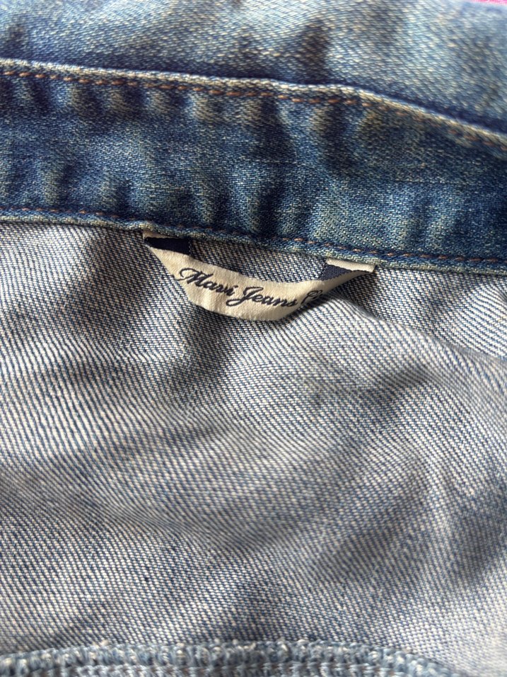 Mavi jeans kot ceket - Görsel 3