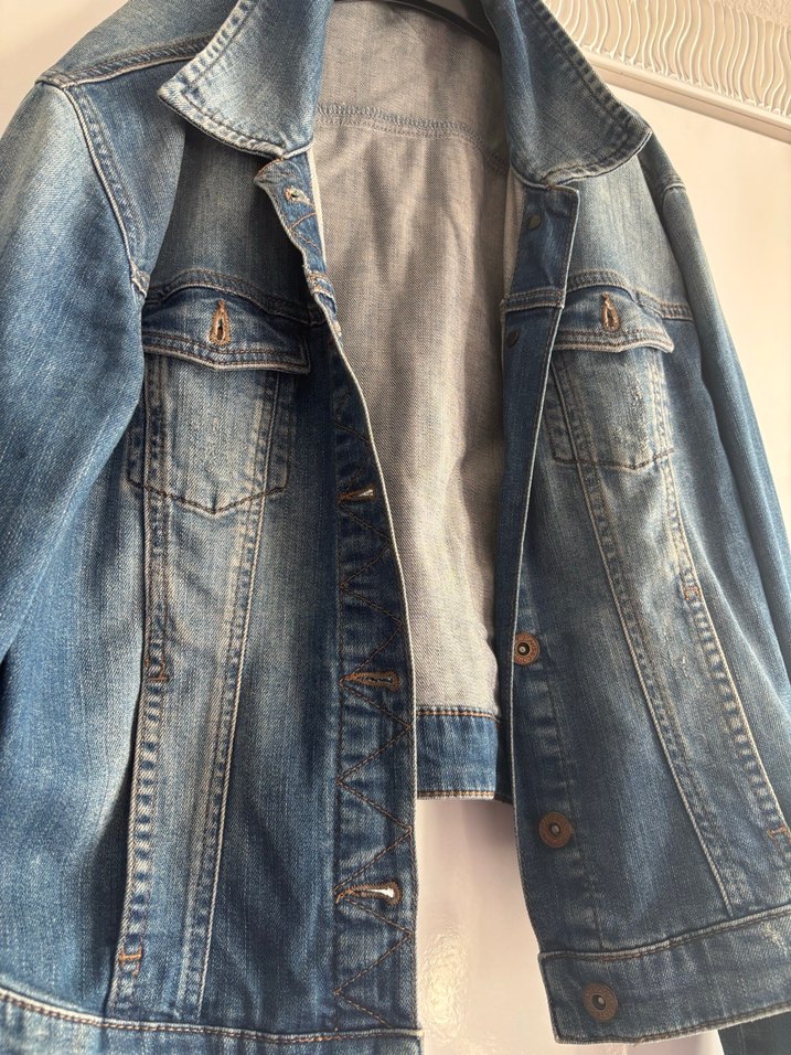 Mavi jeans kot ceket - Görsel 2