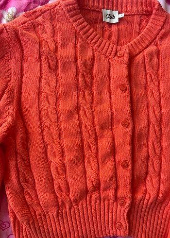 Beymen turuncu bisiklet yaka hırka - Görsel 2