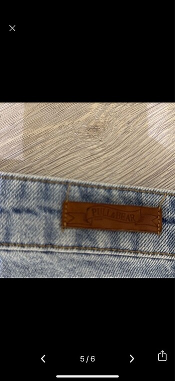 xs Beden mavi Renk Pull Bear Kot Şort