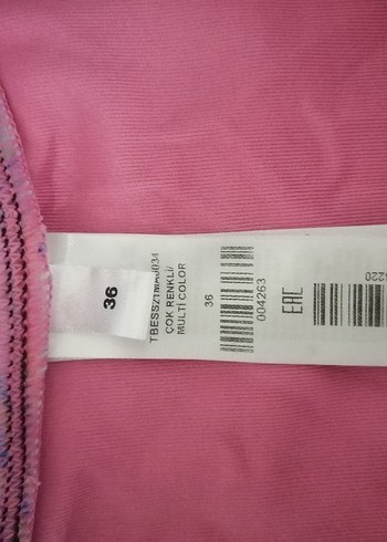 Renkli Desenli Fermuarlı Kadın Mayo - Görsel 4