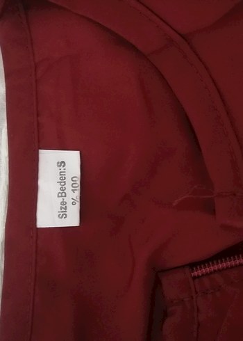 Bordo Uzun Kollu Tesettür Mayosu - Görsel 4