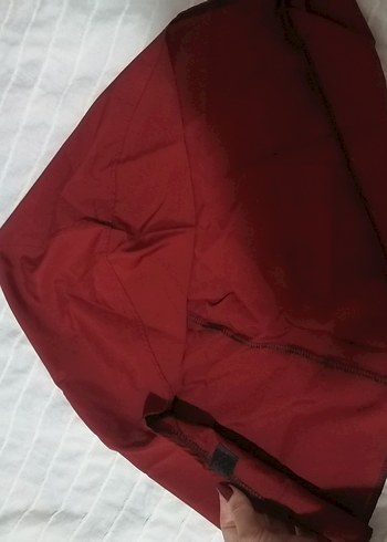 Bordo Uzun Kollu Tesettür Mayosu - Görsel 5