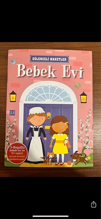 Eğlenceli maketler bebek evi