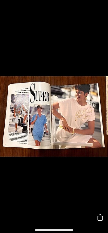 Beden Burda Evrensel Moda dergisi 1993/2